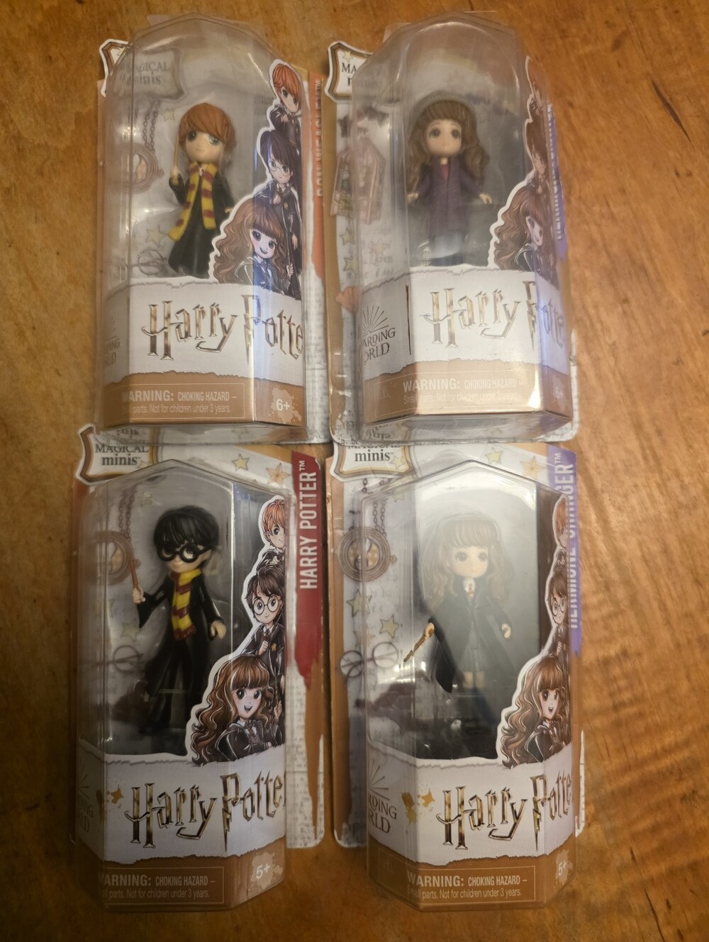 2021 Wizarding World Lot - Harry Potter Magical Minis Ron Weasley Hermoine X4